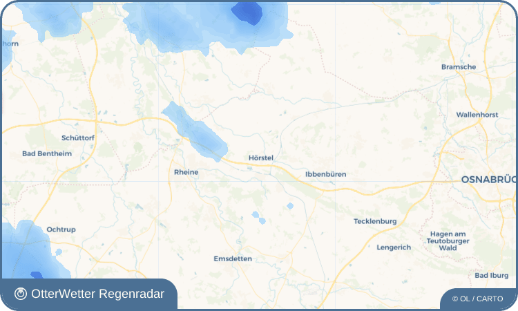 OtterWetter Regenradar-Widget Hörstel