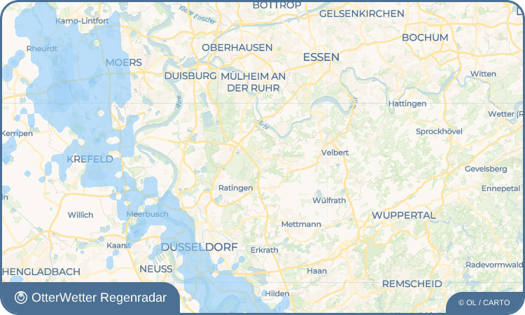 OtterWetter Regenradar-Widget Hösel
