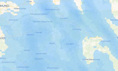 Regenradar Hövel: aktuelle Niederschläge in Hövel und Umgebung, Stand 26. Oktober 2026 um 5:30 Uhr