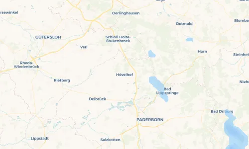 Regenradar Vorschaubild - Aktuelle Niederschläge in Hövelhof und Umgebung