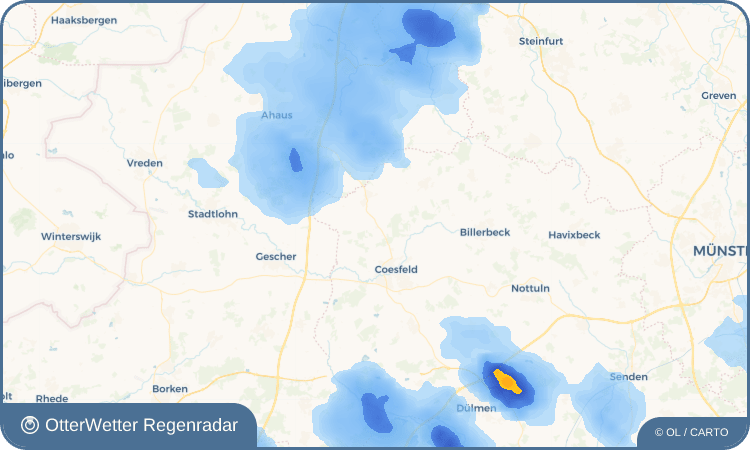 OtterWetter Regenradar-Widget Höven