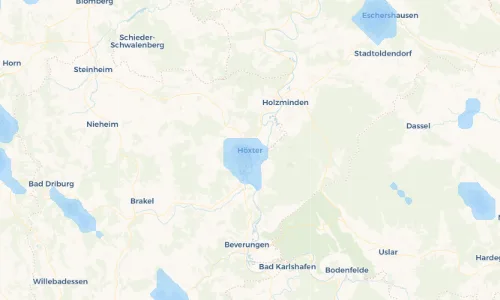 Regenradar Vorschaubild - Aktuelle Niederschläge in Höxter und Umgebung