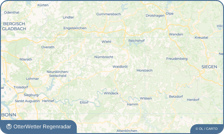 Wetter-Widget-Vorschau mit Vorhersagedaten für Hoff