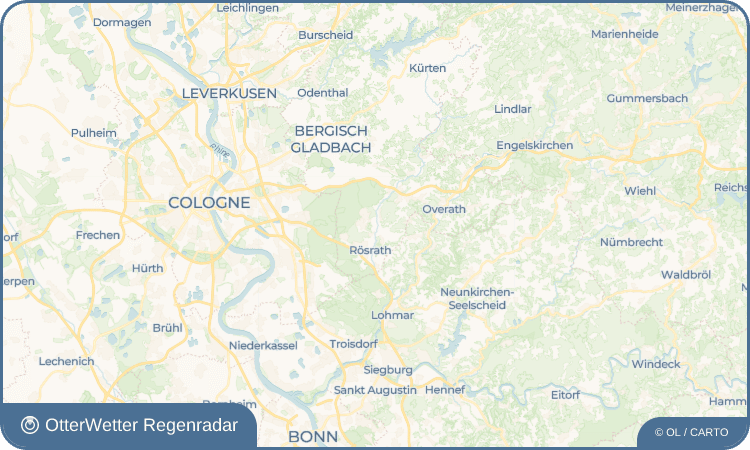 OtterWetter Regenradar-Widget Hoffnungsthal