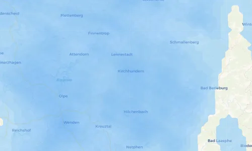 Regenradar Vorschaubild - Aktuelle Niederschläge in Hofolpe und Umgebung