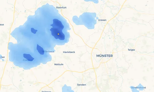 Regenradar Vorschaubild - Aktuelle Niederschläge in Hohenholte und Umgebung