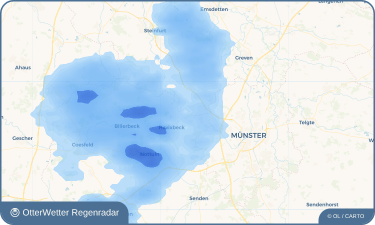 Widget-Vorschau für Hohenholte Wetter-Widget-Vorschau mit Vorhersagedaten für Hohenholte