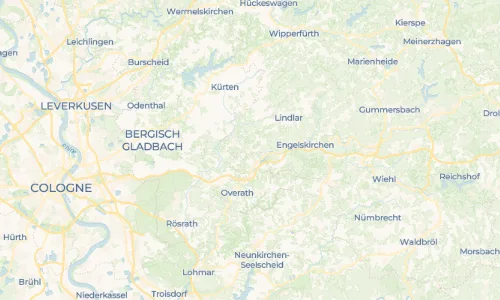 Regenradar-Vorschau: aktuelle Niederschläge in Hohkeppel und Umgebung