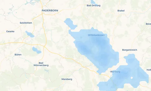 Regenradar Vorschaubild - Aktuelle Niederschläge in Holtheim und Umgebung