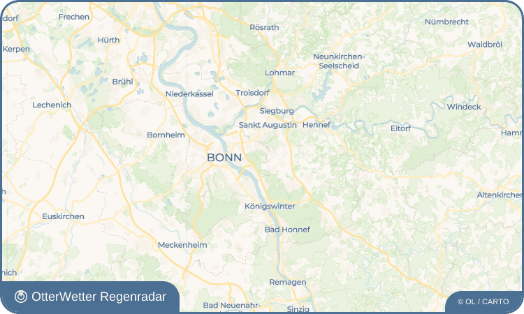 OtterWetter Regenradar-Widget Holtorf