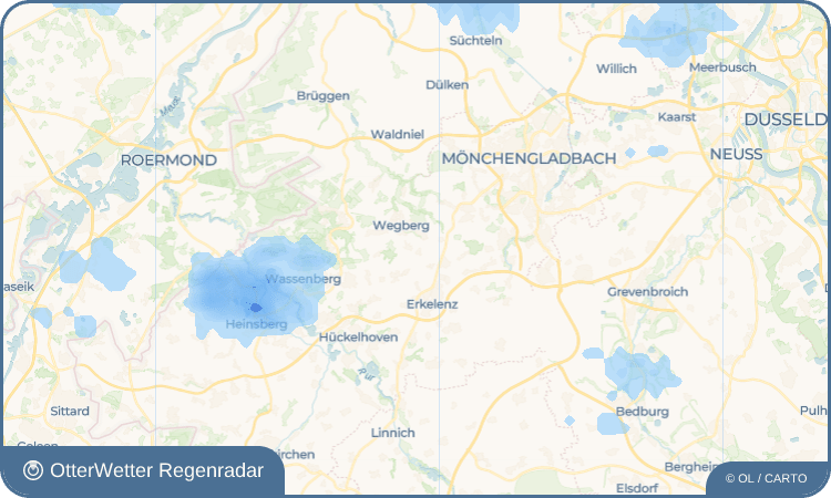 OtterWetter Regenradar-Widget Holtum
