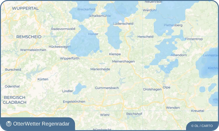 Wetter-Widget-Vorschau mit Vorhersagedaten für Holzwipper