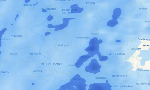 Regenradar Vorschaubild - Aktuelle Niederschläge in Homberg und Umgebung