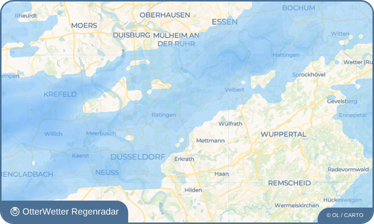 OtterWetter Regenradar-Widget Homberg