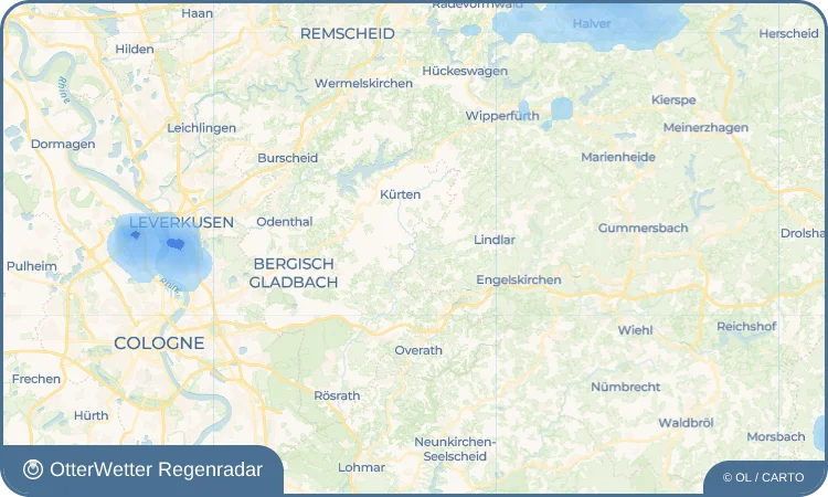 Wetter-Widget-Vorschau mit Vorhersagedaten für Hommerich