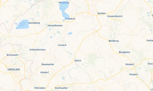 Regenradar Vorschaubild - Aktuelle Niederschläge in Hompesch und Umgebung