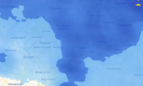 Regenradar Vorschaubild - Aktuelle Niederschläge in Honscheid und Umgebung