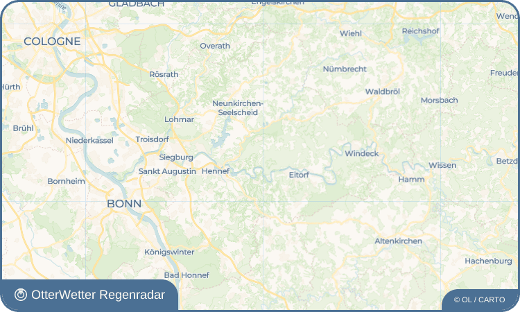 OtterWetter Regenradar-Widget Honscheid