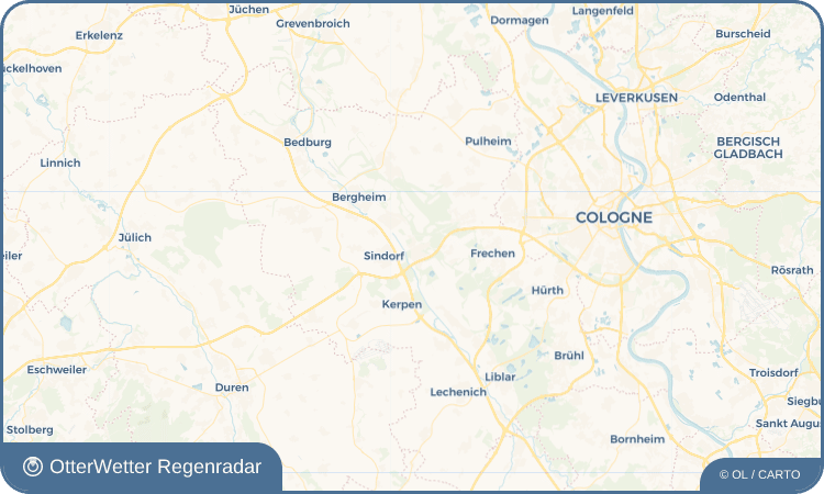 Widget-Vorschau für Horrem Wetter-Widget-Vorschau mit Vorhersagedaten für Horrem