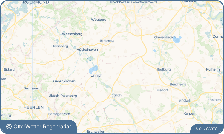OtterWetter Regenradar-Widget Hottorf
