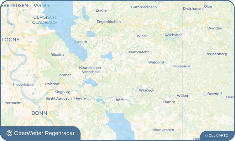 Wetter-Widget-Vorschau mit Vorhersagedaten für Hove
