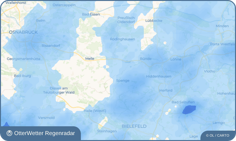 OtterWetter Regenradar-Widget Hoyel