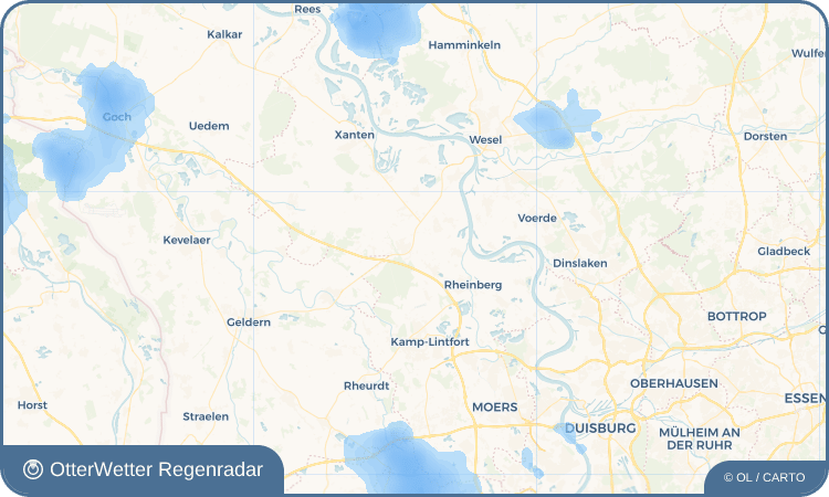 OtterWetter Regenradar-Widget Huck