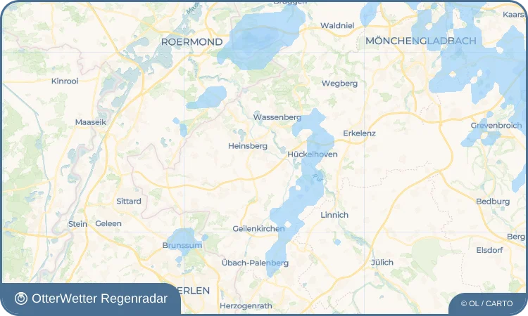Wetter-Widget-Vorschau mit Vorhersagedaten für Hülhoven