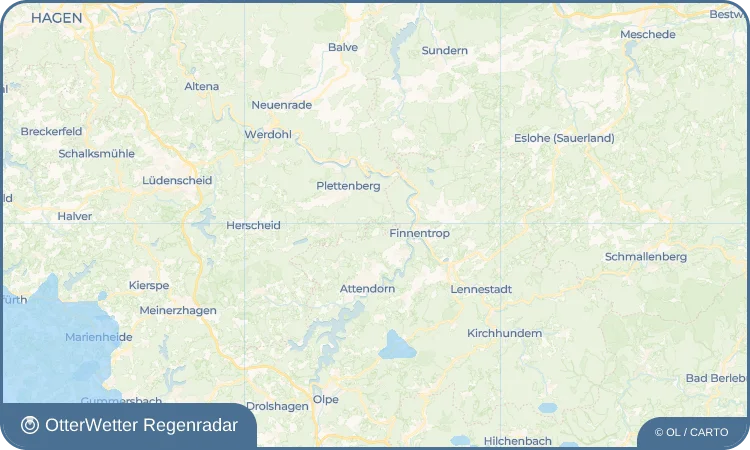 Wetter-Widget-Vorschau mit Vorhersagedaten für Hülschotten