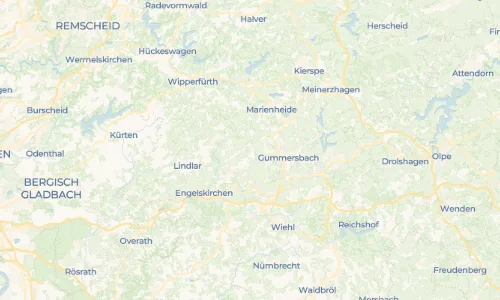 Regenradar Vorschaubild - Aktuelle Niederschläge in Hülsenbusch und Umgebung