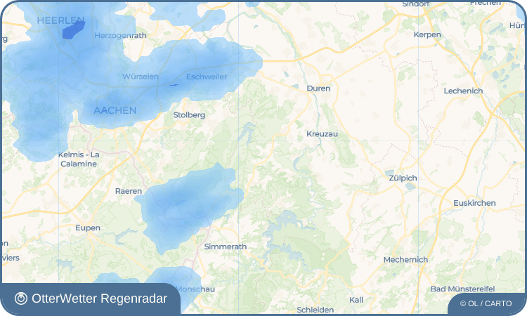 OtterWetter Regenradar-Widget Hürtgen