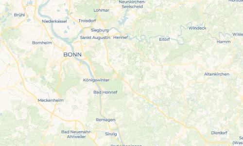 Regenradar Vorschaubild - Aktuelle Niederschläge in Hüscheid und Umgebung
