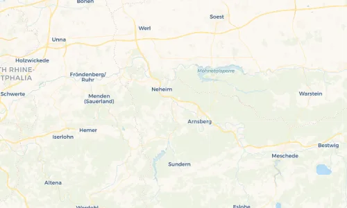 Regenradar Vorschaubild - Aktuelle Niederschläge in Hüsten und Umgebung