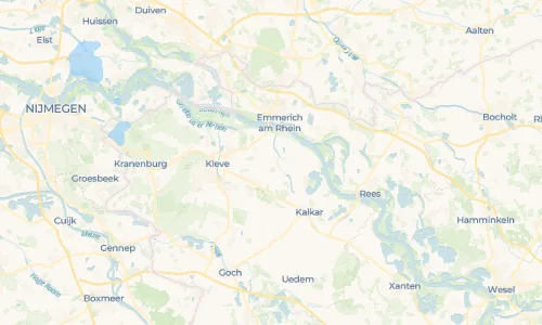 Regenradar Huisberden: aktuelle Niederschläge in Huisberden und Umgebung, Stand 20. Oktober 2026 um 4:35 Uhr
