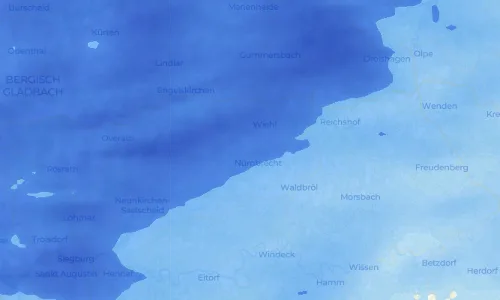 Regenradar Huppichteroth: aktuelle Niederschläge in Huppichteroth und Umgebung, Stand 24. Oktober 2026 um 10:05 Uhr