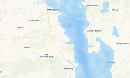 Regenradar Vorschaubild - Aktuelle Niederschläge in Husen und Umgebung