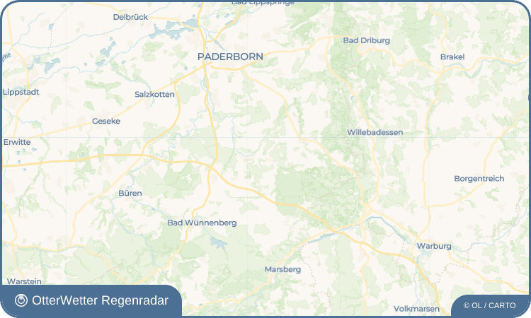 Wetter-Widget-Vorschau mit Vorhersagedaten für Husen