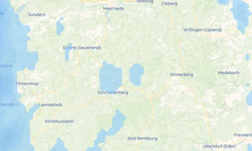 Regenradar Vorschaubild - Aktuelle Niederschläge in Huxel und Umgebung