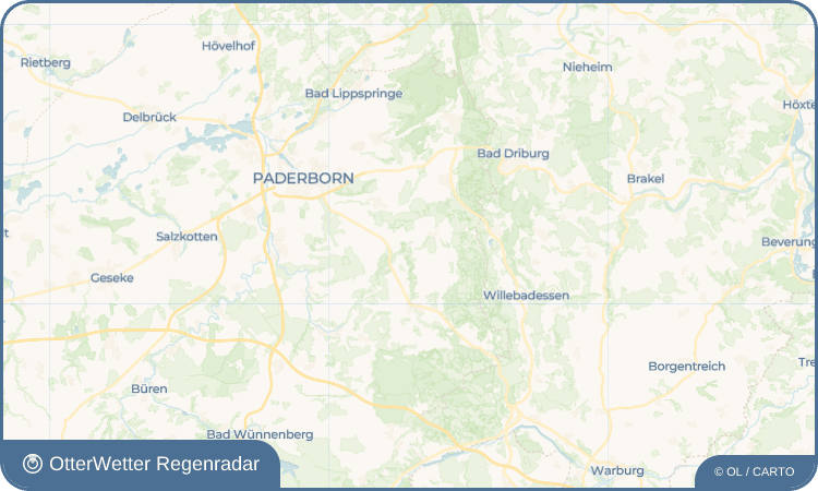 OtterWetter Regenradar-Widget Iggenhausen
