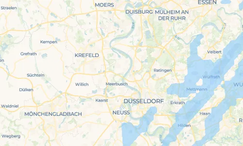 Regenradar Vorschaubild - Aktuelle Niederschläge in Ilverich und Umgebung