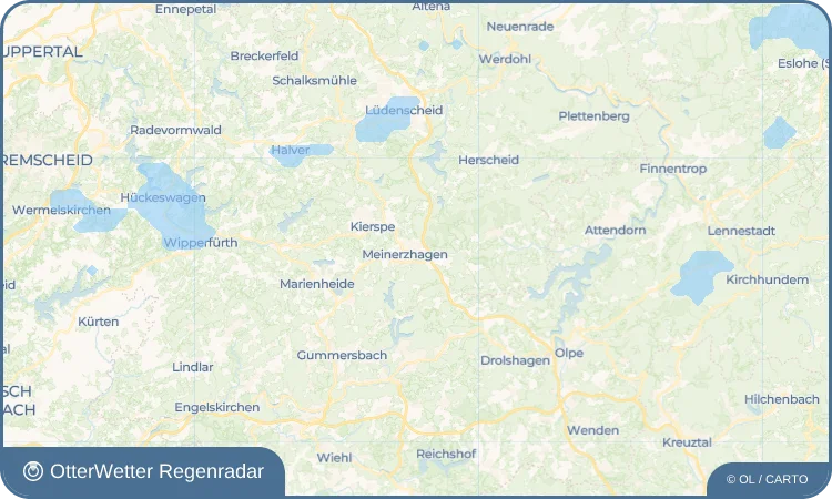 Widget-Vorschau für Immecke Wetter-Widget-Vorschau mit Vorhersagedaten für Immecke