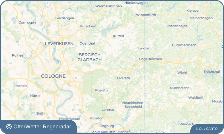 OtterWetter Regenradar-Widget Immekeppel