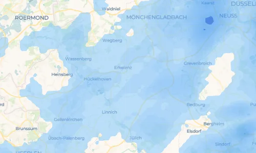 Regenradar Vorschaubild - Aktuelle Niederschläge in Immerath und Umgebung