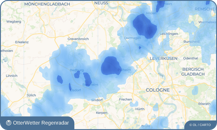 OtterWetter Regenradar-Widget Ingendorf