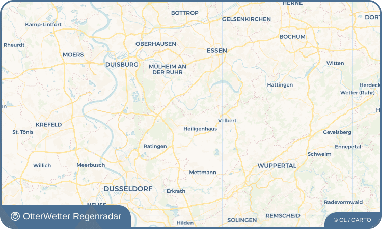 OtterWetter Regenradar-Widget Isenbügel