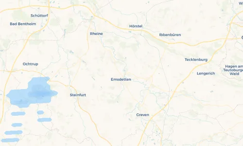 Regenradar Vorschaubild - Aktuelle Niederschläge in Isendorf-Beckwermert und Umgebung
