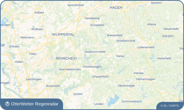 OtterWetter Regenradar-Widget Ispingrade