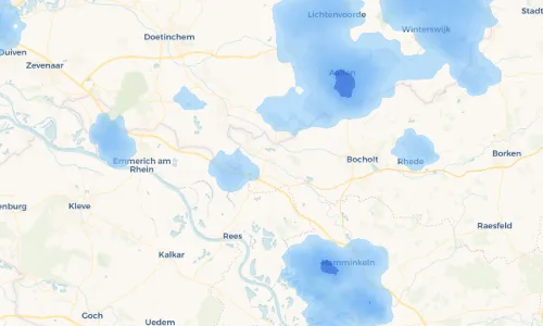 Regenradar Vorschaubild - Aktuelle Niederschläge in Isselburg und Umgebung