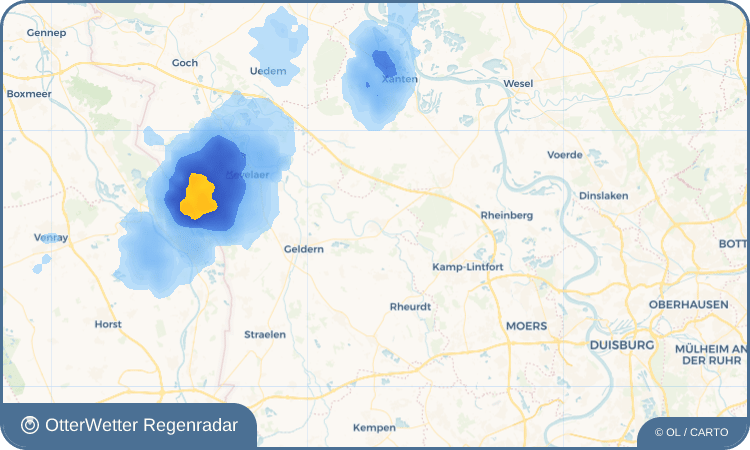 Wetter-Widget-Vorschau mit Vorhersagedaten für Issum