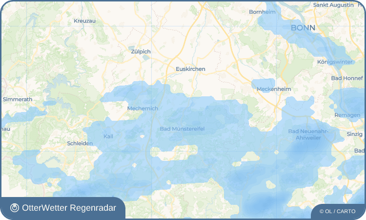 OtterWetter Regenradar-Widget Iversheim
